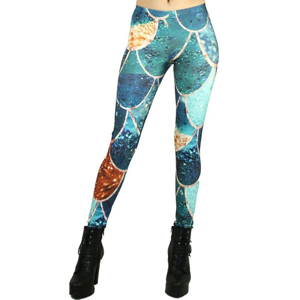 World of Leggings Mosaic Scale Leggings